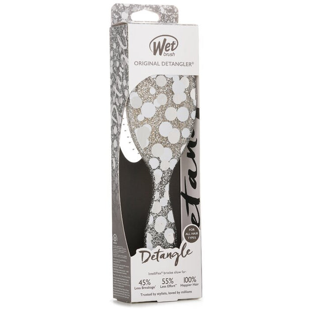 Original Detangler Groovy Disco Silver Hair Brush - 1pc
