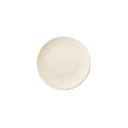 Shunta Melamine Round Plate Ø18xH2.1cm, White, Iwamatsu