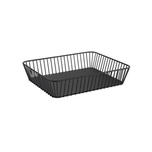 APS Metal Gn 1/2 Basket L32.5xW26.5X7.5cm, Black, Urban