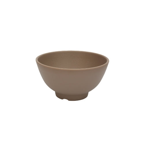 Shunta Melamine Round Bowl Ø16.5xH8.7cm, Brown, Iwamatsu