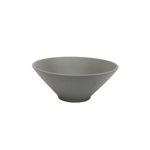 Shunta Melamine Round Bowl Ø22.5xH9.1cm, Grey, Iwamatsu