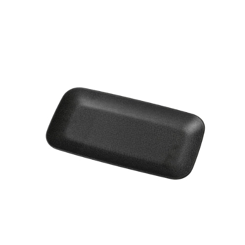 Shunta Melamine Rectangle Plate L31xW16.6xH2.2cm, Black, Iwamatsu