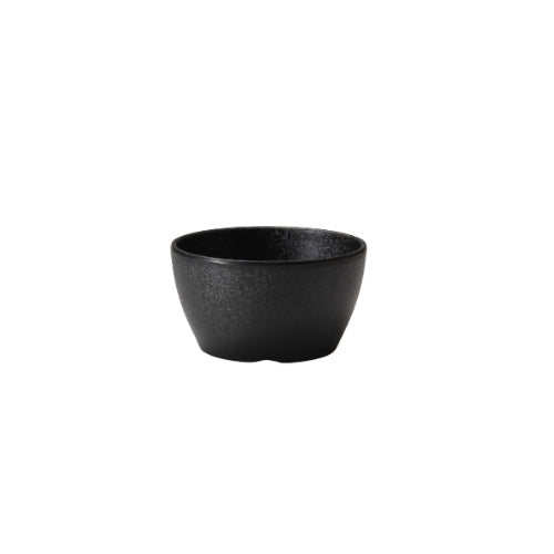 Shunta Melamine Round Bowl Ø11.1xH6cm, Black, Iwamatsu