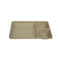 Shunta Melamine Rectangle 3-Divided/ Compartment Plate L24xW16.5xH3.1cm, Dark Beige, Iwamatsu