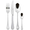 Sambonet 18/10 Stainless Steel Cutlery Set, 24 Pieces,, Mirror Finish, Taomina