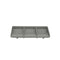 Shunta Melamine Rectangle 3-Divided/ Compartment Sauce Dish L19.5xW8.4xH2.4cm, Grey, Iwamatsu