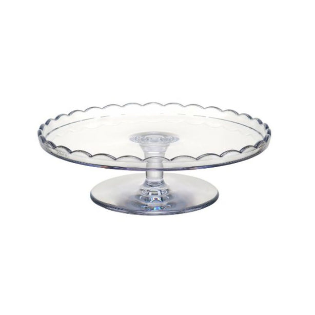 ToTT Polycarbonate Cake Stand For Dome Cover Cg1001-12 Ø33.2xH10cm, Clear