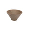 Shunta Melamine Round Bowl Ø12.5xH7cm, Brown, Iwamatsu