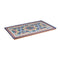 APS Melamine Gn 1/1 Tray L53xW32.5xH2cm, Terracotta Blue, Arabesque