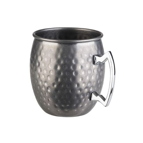 APS Stainless Steel Barrel Mug Ø9xH9.5cm, 0.5L, Hammered , Moscow Mule