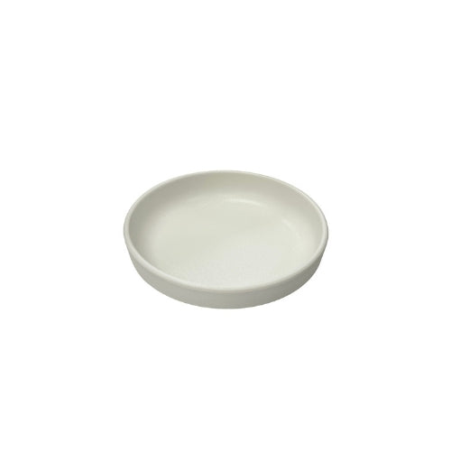 Shunta Melamine Round Side Dish Ø15xH3.5cm, White, Iwamatsu