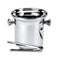 WNK Stainless Steel Ice Bucket With Tong L17.5cm, Ø16.3xH14cm, 1.25L, Mirror Finish