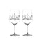 Nachtmann Lead Free Crystal Wine Glass Ø9.6xH22.5cm, 630ml, Set Of 2pieces, Botanical Black