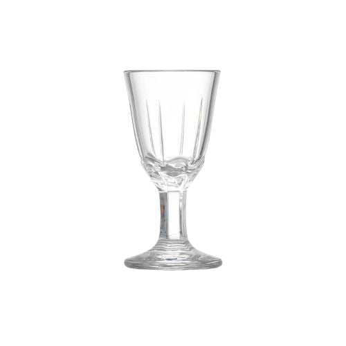 ToTT Polycarbonate Fluted Shot Glass Ø3.5xH6cm, 15ml, Clear