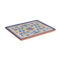 APS Melamine Gn 1/2 Tray L32.5xW26.5xH2cm, Terracotta Blue, Arabesque