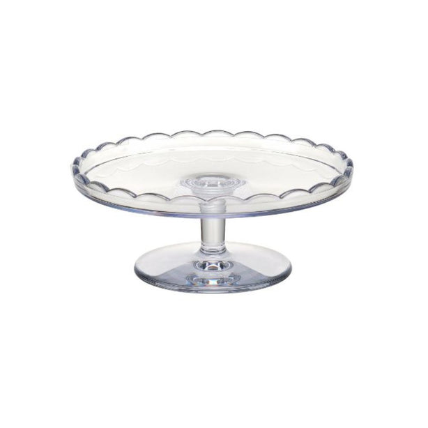 ToTT Polycarbonate Cake Stand For Dome Cover Cg1001-8 Ø22.5xH9.5cm, Clear