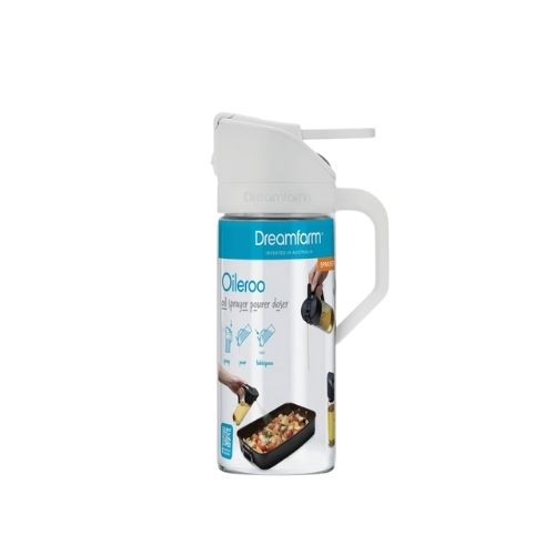 Dreamfarm Glass Oil Sprayer/Pourer/Doser H20cm, White, Oileroo