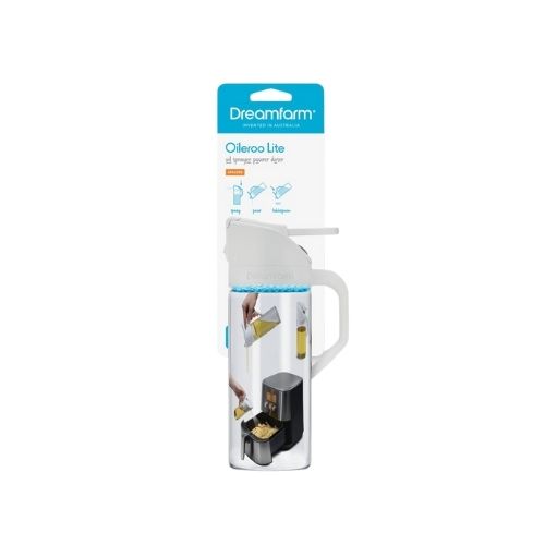 Dreamfarm Plastic Oil Sprayer/Pourer/Doser H20cm, White, Oileroo Lite