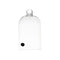 ToTT Polycarbonate Smoking Dome Cover For Wooden Tray Da135 Ø13.5xH20.5cm, Clear