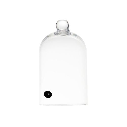 ToTT Polycarbonate Smoking Dome Cover For Wooden Tray Da135 Ø13.5xH20.5cm, Clear