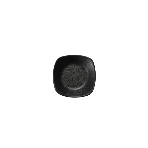 Shunta Melamine Square Side Dish L11.6xW11.6xH3.2cm, Black, Iwamatsu