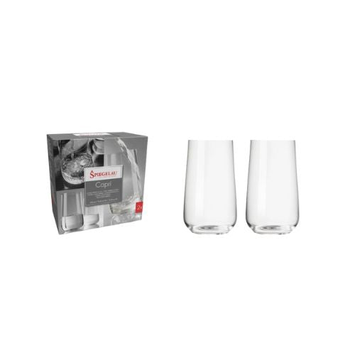 Spiegelau Longdrink Glass Ø8.3xH13.9cm, 550ml, Set Of 2pieces, Capri