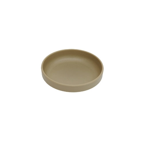 Shunta Melamine Round Side Dish Ø13.6xH3cm, Dark Beige, Iwamatsu