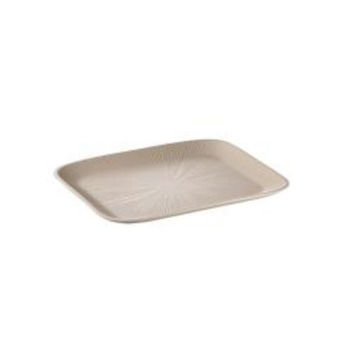 APS Melamine Gn 1/2 Tray L32.5xW26.5xH2.5cm, Beige, Nero