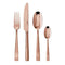 Sambonet Stainless Steel Cutlery Set, 24 Pieces, Mirror Pvd Copper, Flat