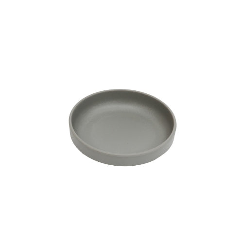Shunta Melamine Round Side Dish Ø13.6xH3cm, Grey, Iwamatsu