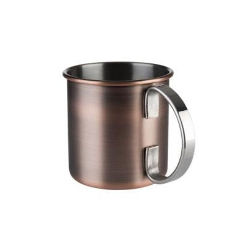 APS Stainless Steel Barrel Mug Ø9xH9cm, 0.45L, Copper, Moscow Mule
