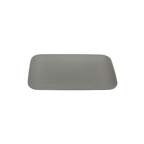 Shunta Melamine Rectangle Plate L22xW14.4xH1.9cm, Grey, Iwamatsu
