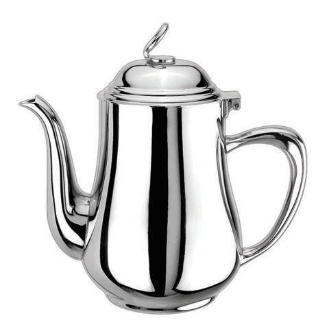 WNK Stainless Steel Oval Gooseneck Coffee Pot L26.5xW13.7xH25cm, 2L