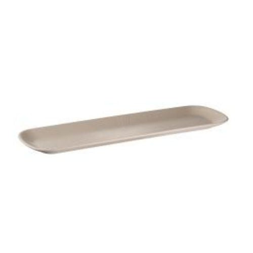 APS Melamine Gn 2/4 Tray L53xW16.2xH2.5cm, Beige, Nero
