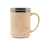Zebra Stainless Steel Double Wall Mug Ø8xH12cm, 350ml, Vanilla, Prima Iv
