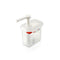 Araven Polypropylene Microwaveable Sauce Dispenser L17.6xW10.8xH19cm 1.5L, Flow Rate: 10ml/0.34Oz, Translucent