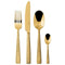 Sambonet Stainless Steel Cutlery Set, 24 Pieces, Mirror Pvd Gold, Siena