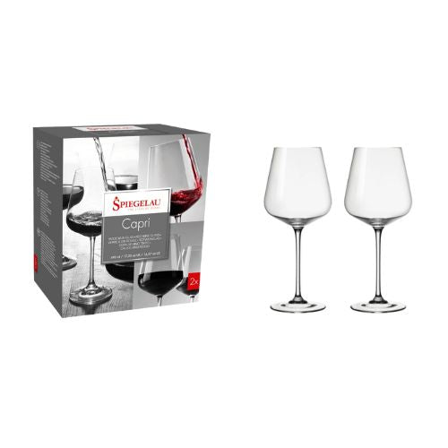 Spiegelau White Wine Glass Ø8xH23.2cm, 380ml, Set Of 2pieces, Capri