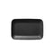 Shunta Melamine Rectangle Plate L22xW14.4xH1.9cm, Black, Iwamatsu