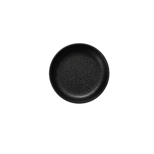 Shunta Melamine Round Sauce Dish Ø9xH2.7cm, Black, Iwamatsu