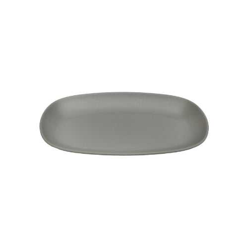 Shunta Melamine Rectangle Plate L29.2xW17.4xH3.5cm, Grey, Iwamatsu