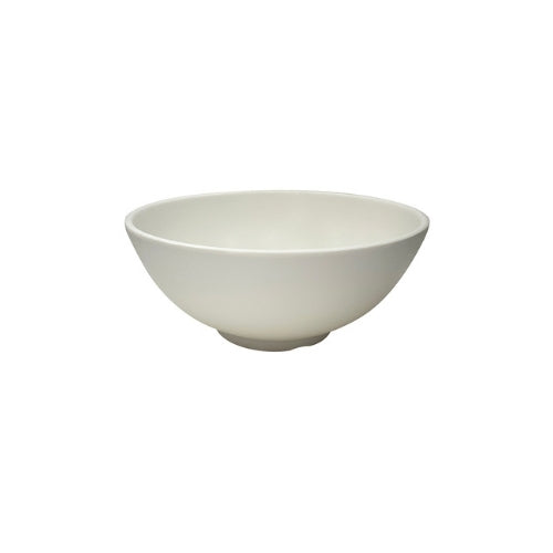 Shunta Melamine Round Bowl Ø20.3xH8.7cm, White, Iwamatsu