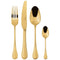 Sambonet Stainless Steel Cutlery Set, 24 Pieces, Mirror Pvd Gold, Royal