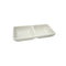 Shunta Melamine Rectangle 2-Divided/ Compartment Sauce Dish L14.8xW7.3xH2.8cm, White, Iwamatsu