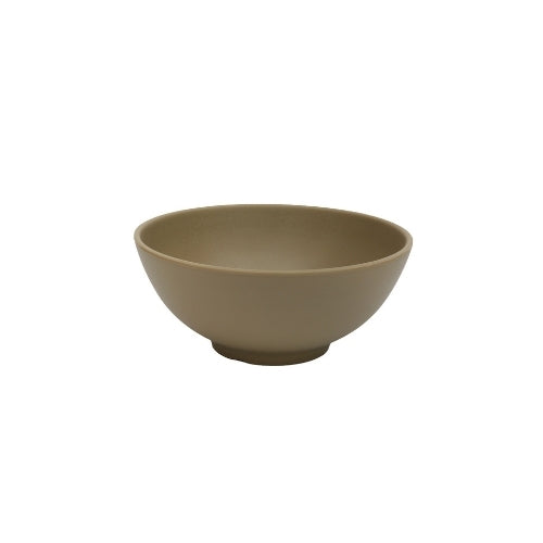 Shunta Melamine Round Bowl Ø20.3xH8.7cm, Dark Beige, Iwamatsu