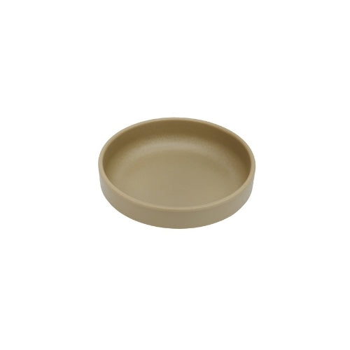 Shunta Melamine Round Sauce Dish Ø11.4xH2.8cm, Dark Beige, Iwamatsu