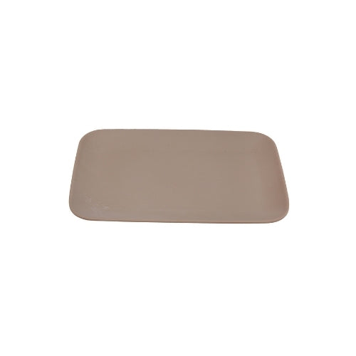 Shunta Melamine Rectangle Plate L22xW14.4xH1.9cm, Brown, Iwamatsu
