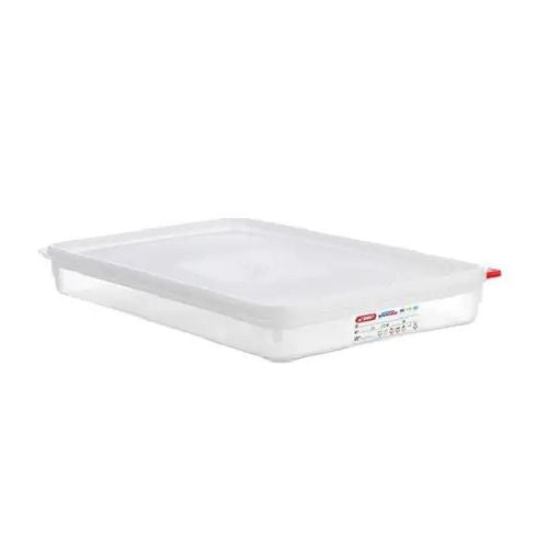 Araven Polypropylene Microwaveable Container Gn 1/1 With Airtight Lid L53xW32.5xH6.5cm 8.3L, Translucent