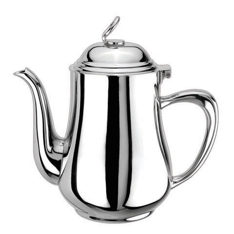 WNK Stainless Steel Oval Gooseneck Coffee Pot L17xW9.4xH17cm, 0.6L