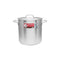 Zebra Stainless Steel Stock Pot With Lid & Capsule Base Ø24xH24cm, 10.8L, Friendly Infinity
